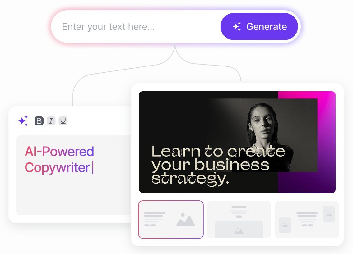 AI-Powered Copy & Layout Suggestions
